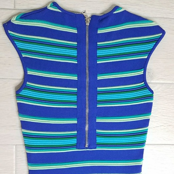 TORN BY TONNY KOBO Paz Ottoman Stripes Dress Sz XS - Picture 5 of 6